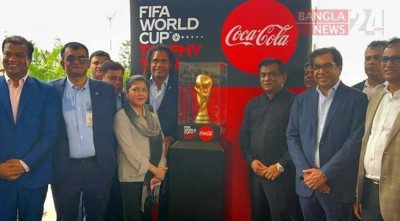 দেশে এলো বিশ্বকাপ ট্রফি